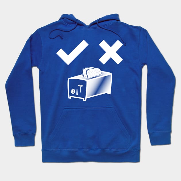 Yes No Toaster Hoodie by smashythebear